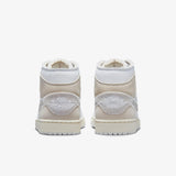 AIR JORDAN 1 RETRO MID SE CRAFT WHITE/BEIGE