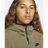 Sportswear Tech Woven Full-Zip Lined Hooded Jacket Olive