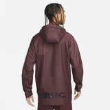Sportswear Fc 22/23 Hooded Rain Jacket Brown