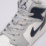 Air 1 Mid Gs White/Grey