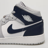 Air 1 Mid Gs White/Grey