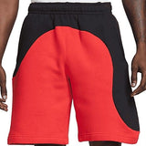 Club Fleece Color Clash Shorts Black/Red