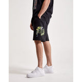 Sportswear Men's Fleece Embroidered Graphic Shorts (Black)