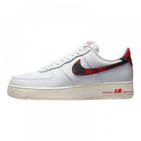 Air Force 1 Low '07 LV8 Tartan Plaid White University Red