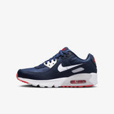 Air Max 90 Leather Obsidian Track Red Blue
