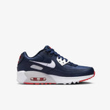 Air Max 90 Leather Obsidian Track Red Blue