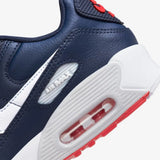 Air Max 90 Leather Obsidian Track Red Blue