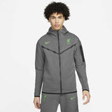 Liverpool F.C. Tech Fleece Windrunner Grey