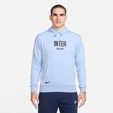 Hooded Sweatshirt Inter M Nsw Club Hoodie Po Ft Light Blue