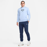 Hooded Sweatshirt Inter M Nsw Club Hoodie Po Ft Light Blue