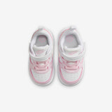 Court Borough Low Recraft (Td) White/Pink