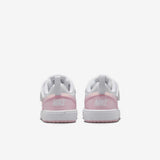 Court Borough Low Recraft (Td) White/Pink