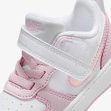 Court Borough Low Recraft (Td) White/Pink