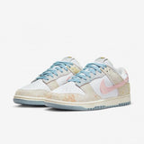 DUNK LOW PINK BLUE GOLD