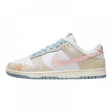 DUNK LOW PINK BLUE GOLD