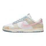 DUNK LOW PINK BLUE GOLD