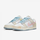 DUNK LOW PINK BLUE GOLD