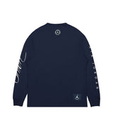 x Union MJ L/S Tee College Navy