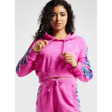 Dri-Fit Gt Fit Hoodie Pro Allover Print Kadın Pembe Sweatshirt