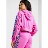 Dri-Fit Gt Fit Hoodie Pro Allover Print Kadın Pembe Sweatshirt