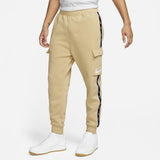 Sportswear Repeat Tape Fleece Cargo Jogger Pants Yellow