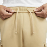 Sportswear Repeat Tape Fleece Cargo Jogger Pants Yellow