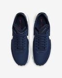 Waffle One Leather Blue