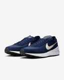 Waffle One Leather Blue