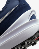 Waffle One Leather Blue