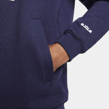 Lebron Pullover Fleece Hoodie Blue