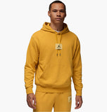 Air Jordan Essentials Statement Fleece Washed Pullover Hoodie Yellow