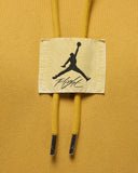 Air Jordan Essentials Statement Fleece Washed Pullover Hoodie Yellow