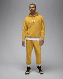 Air Jordan Essentials Statement Fleece Washed Pullover Hoodie Yellow