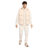 Club Water Repellent Puffer Vest Beige