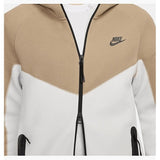 Sportswear Tech Fleece Windrunner Full-Zip Hoodie Beige/White M