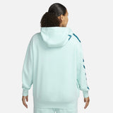 W Nsw Air Fleece Os Fz Hd Turquoise