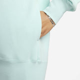 W Nsw Air Fleece Os Fz Hd Turquoise