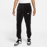 Club Velour Track Pant Black