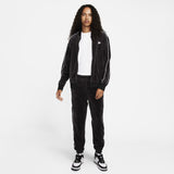 Club Velour Track Pant Black