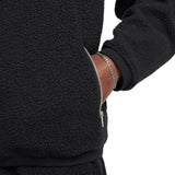 M Club+ Sherpa Wntr Crew Black S
