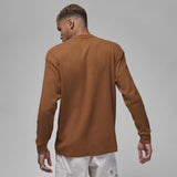 Air Essentials Waffle Knit Top Brown