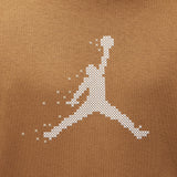 Air Jordan Essentials Holiday Fleece Pullover Hoodie Brown