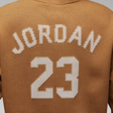 Air Jordan Essentials Holiday Fleece Pullover Hoodie Brown
