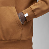 Air Jordan Essentials Holiday Fleece Pullover Hoodie Brown