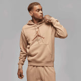 Air Ess Flc Baseline Hoodie Beige