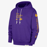 Los Angeles Lakers Standard Issue Courtside Dri-Fit Nba Hoodie Violet