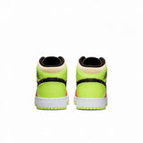 Air Jordan 1 Mid Volt/Vivid Orange Multicolour