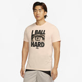 Dri-Fit MenS Basketball T-Shirt Peach