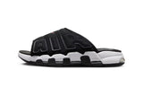 AIR MORE UPTEMPO SLIDES BLACK