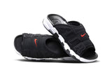 AIR MORE UPTEMPO SLIDES BLACK